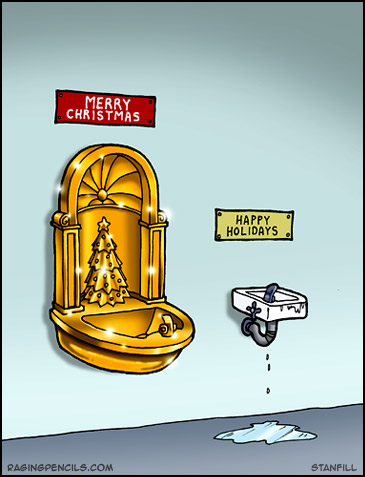 Merry Christmas vs. Happy Holidays.