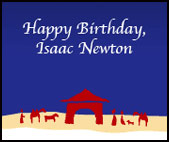 isaac newton's birthday comic