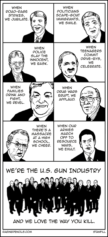 Gun Industry cartoon