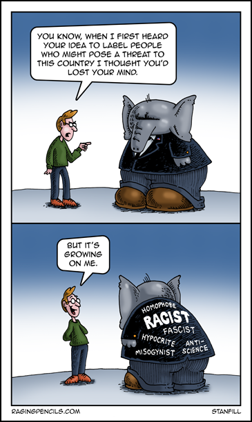 The progressive comic about labeling immigrants.