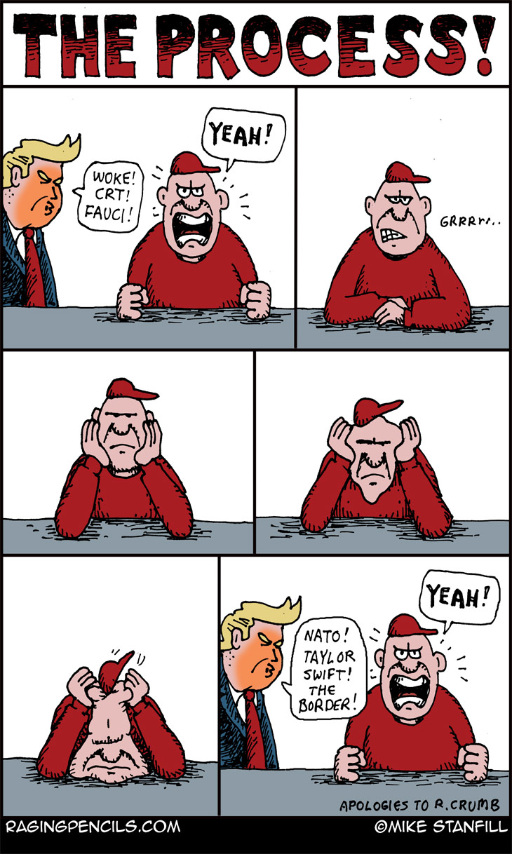 The progressive comic about how MAGA works.