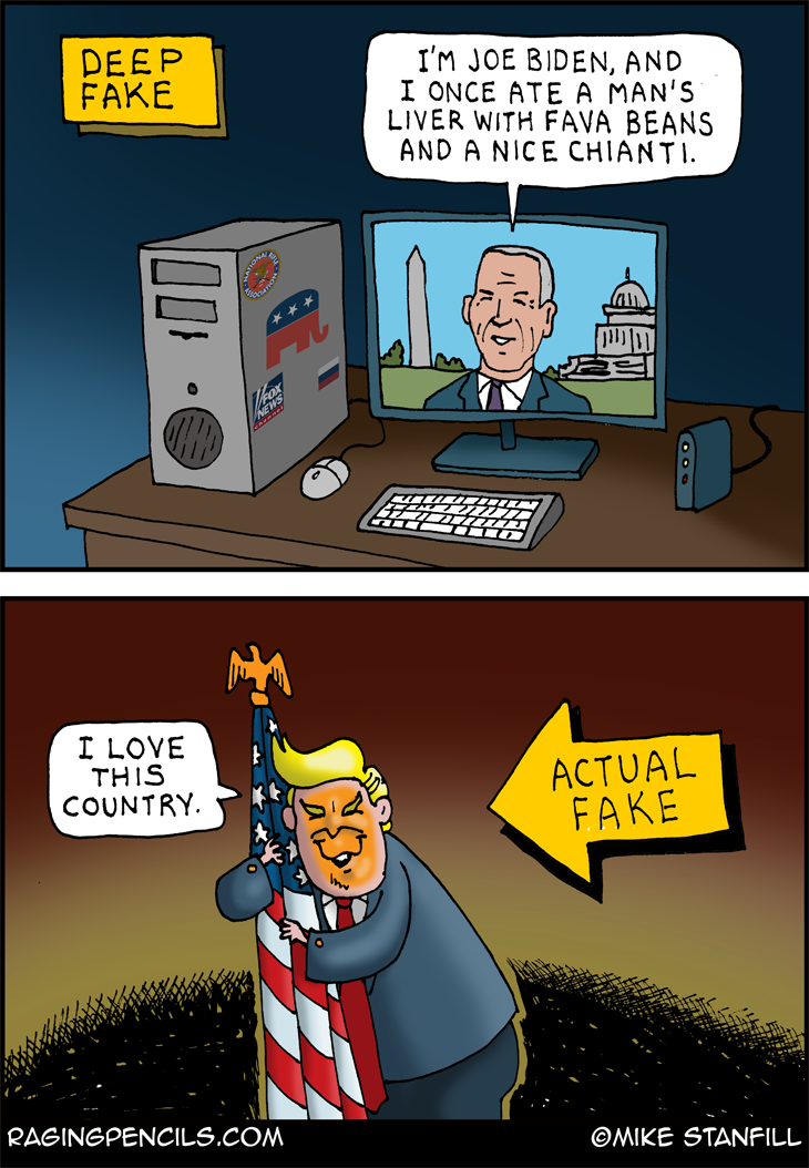 The progressive comic about deep fakes