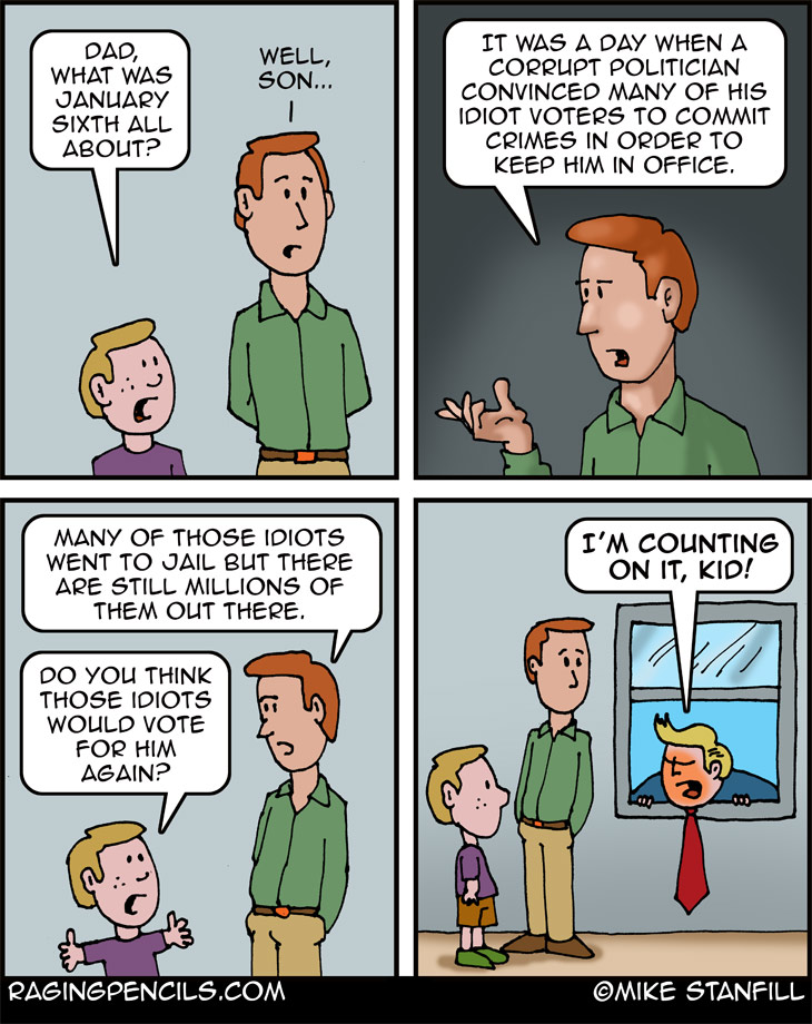 The progressive comic aboutTrump's idiot voters