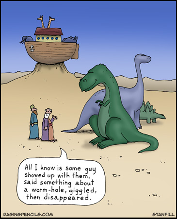 Noah and the worm-hole.