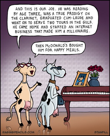 How cows really live.