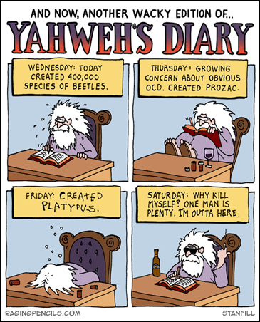 Yahweh's diary comic