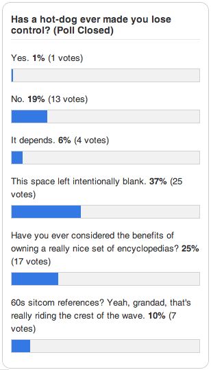 has a hot dog ever made you lose control?