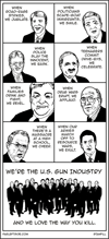 gun industry comic