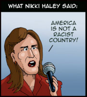 nikki haley racism comic