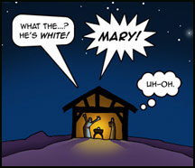 white jesus comic