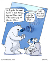 Polar bear cartoon