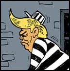 trump prison library comic