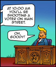trump killing time
