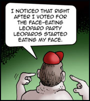 face eating leopards comic