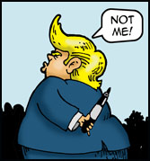 trump sharpie  comic