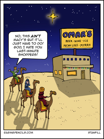 The myrrh the merrier.