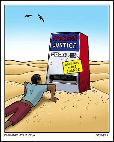 The American justice machine.