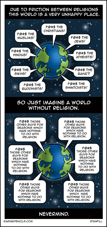 Religious Earth vs. Secular Earth
