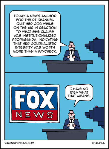 The comic about journalistic integrity vs. Fox News.