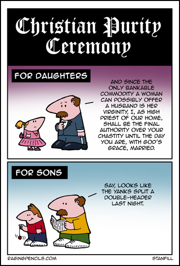 The comic about Christian Purity Balls
