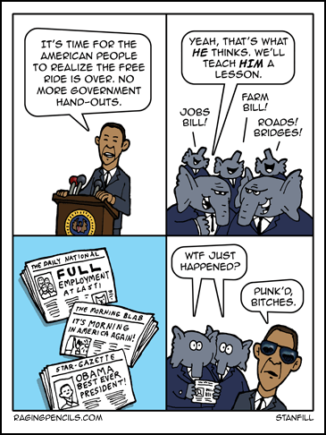 The progressive comic about Obama punking his GOP bitches.
