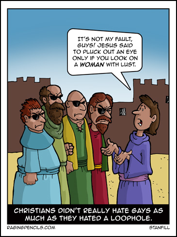 The progressive comic about Biblical punishments.