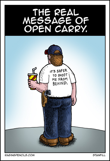 The progressive cartoon about open carry.