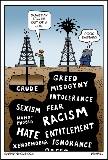 The progressive comic about Republican intolerance.
