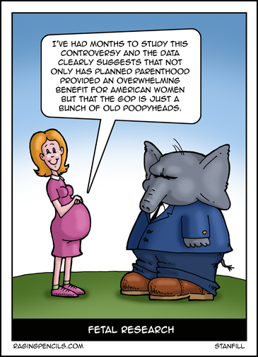 The progressive comic about fetal research.
