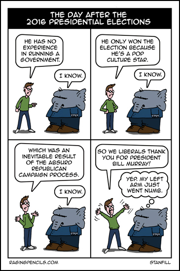 The progressive comic about the ridiculous GOP campaign process.