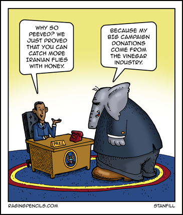 The progressive web comic about Republicans and Iran.
