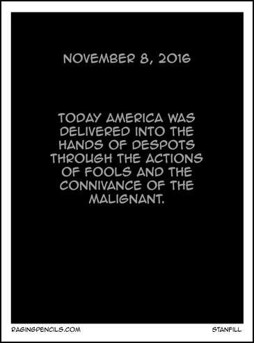 The progressive web comic about the End of America.