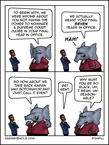 The progressive web comic about the GOP and the Supreme Court omination.