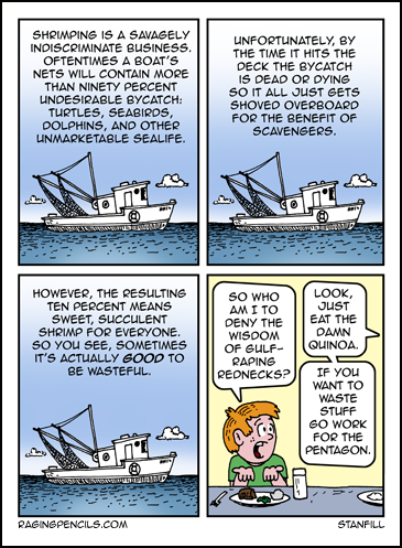 The progressive web comic about the wastefullness of bycatch in the fishing industry.