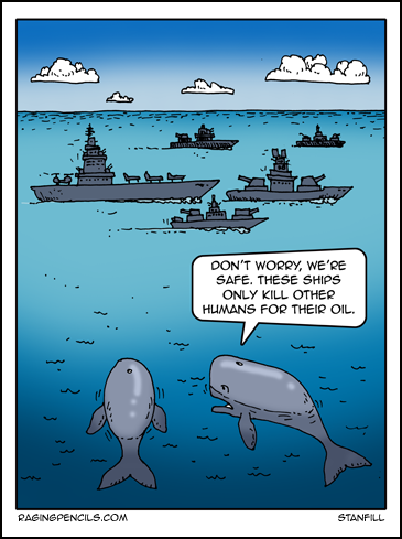 The progressive web comic about hunting whales.