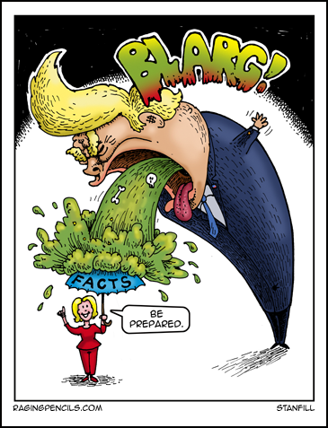 The progressive web comic about the first Trump vs. Clinton debate