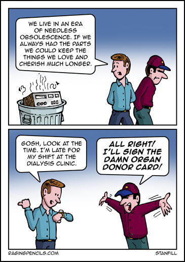 The progressive web comic about organ donation.