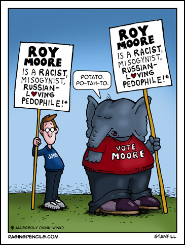 The progressive web comic about Roy Moore.