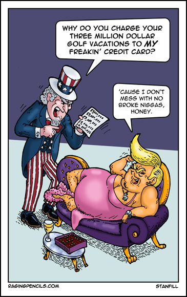 The progressive web comic about Trump being a gold-digger.