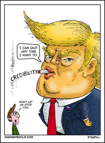The progressive web comic about Trump's lack of credibility.