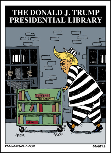 The progressive web comic about the Trump Library.