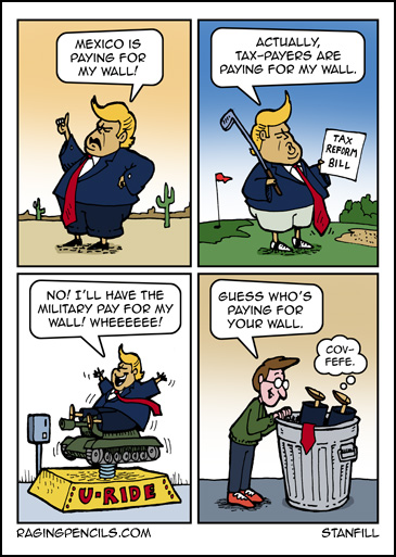 The progressive web comic about Trump's wall.