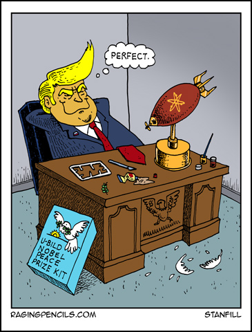 The progressive web comic about trump screwing up the North Korea peace talks.