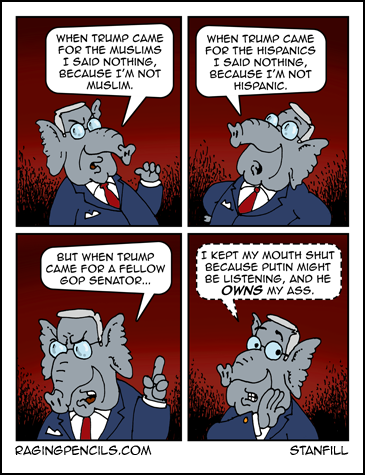 Progressive comic about Trump and John McCain
