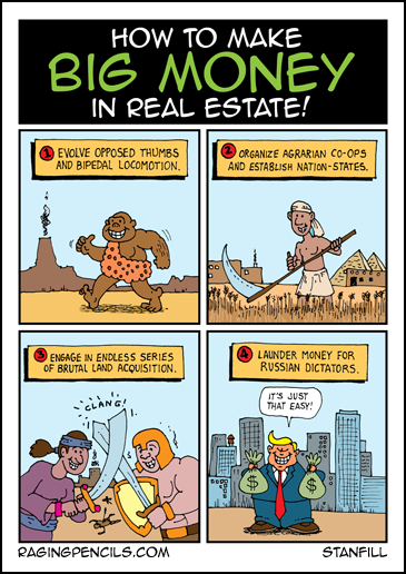 Progressive comic about real estate tips.
