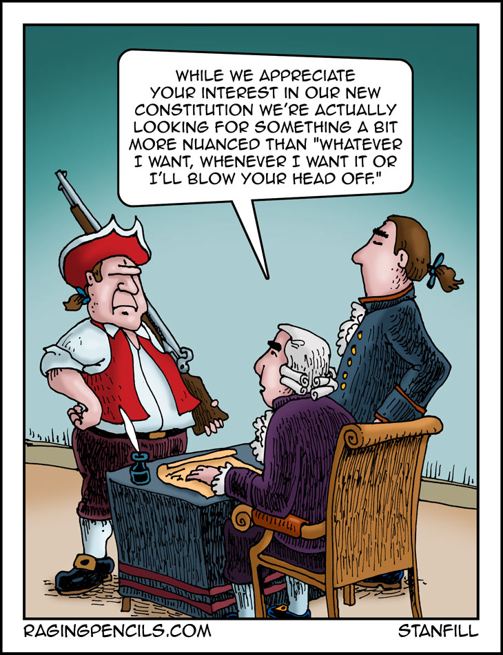 The progressive web comic about MAGA vs. the Founding Fathers.