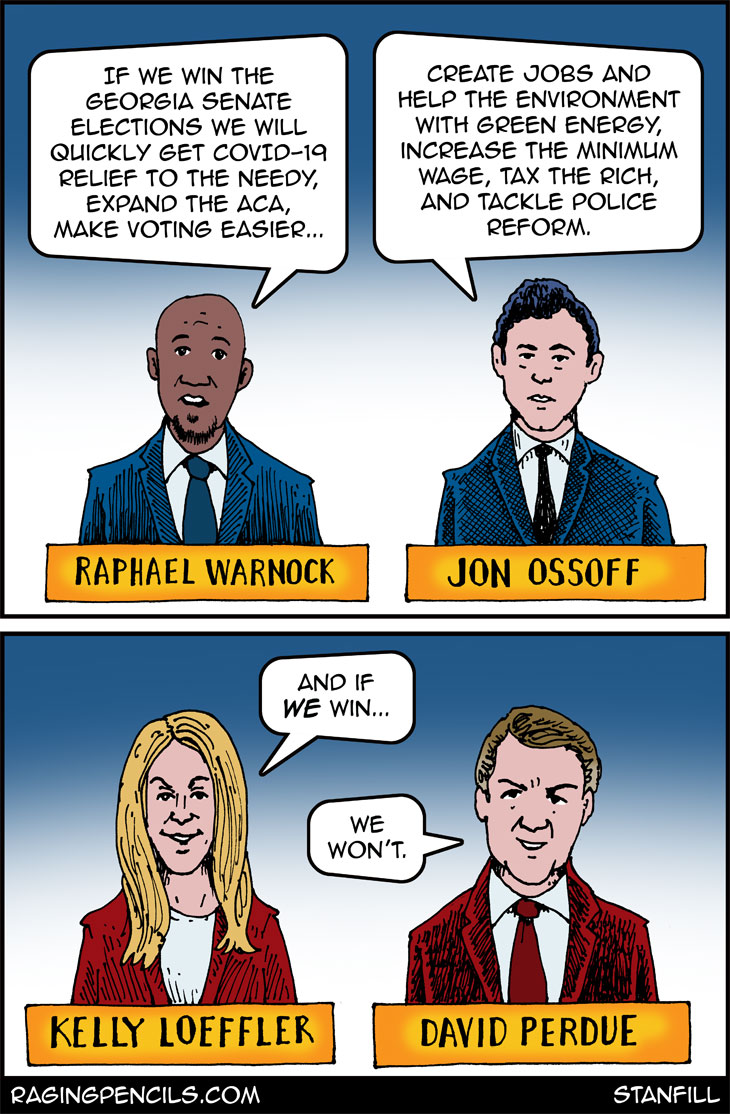 The progressive web comic about the Georgia Senate election.