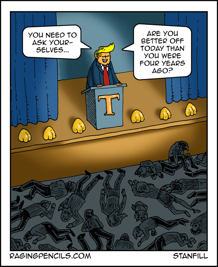 The progressive web comic about how Trump is letting people die.
