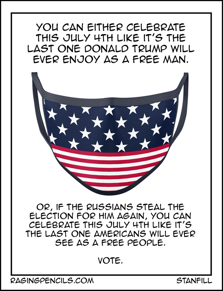 The progressive web comic about the 4th of july.