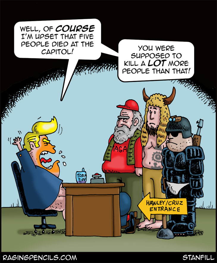 The progressive web comic about Trump's attack on the U.s. Capitol.